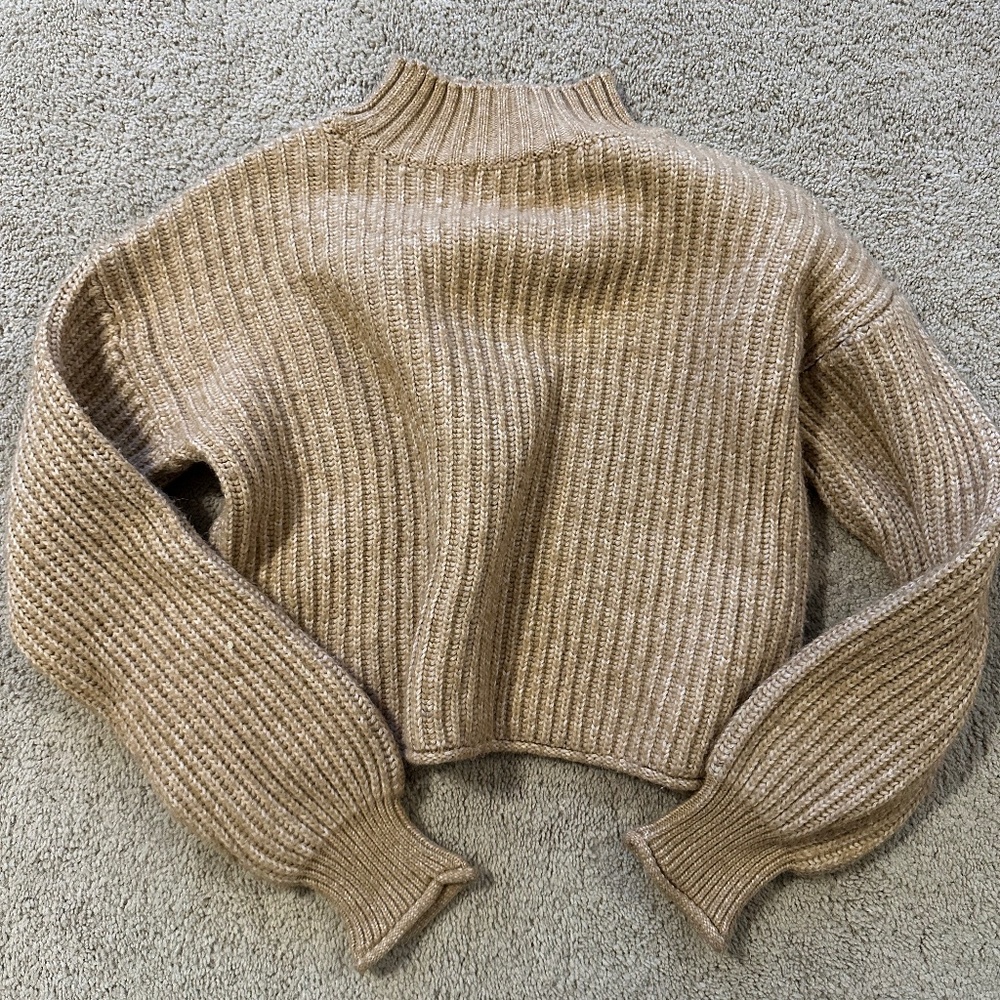SO tan sweater